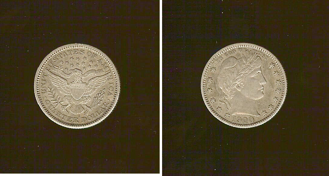 USA half dollar Barber 1900 San Fransisco AU